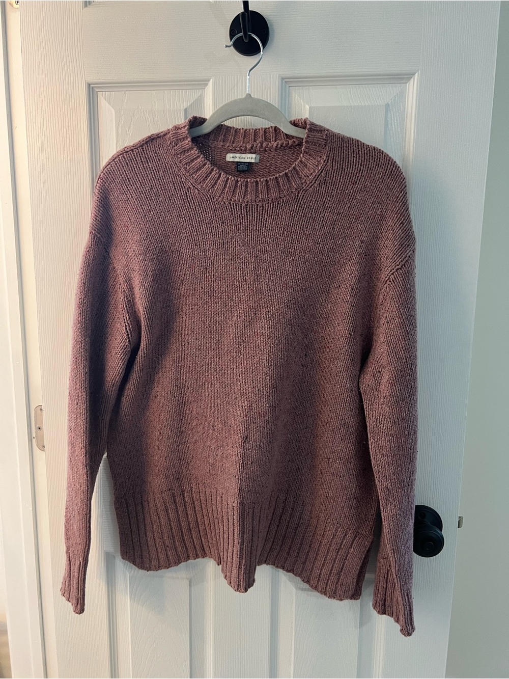 American Eagle Outfitters Dusty Rose Crewneck Sweater